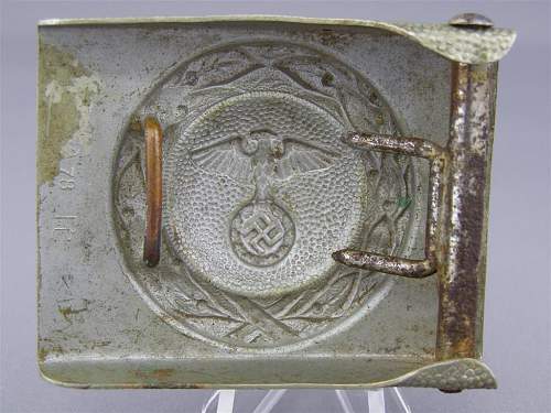 D.L.V., early Luftwaffe and R.L.B. buckles