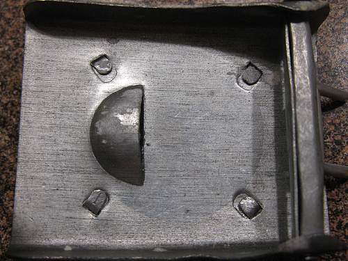 two luftshutz buckles from a grouping