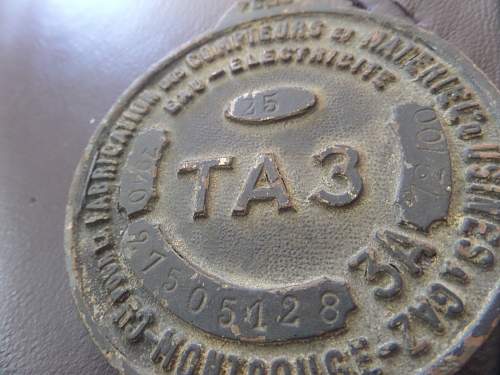 Russian ww2 TA 3 Gaz ID plate