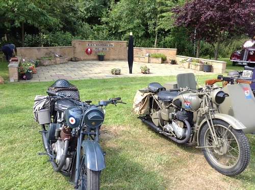 Wartime Motor Cycles I have photographed around Europe