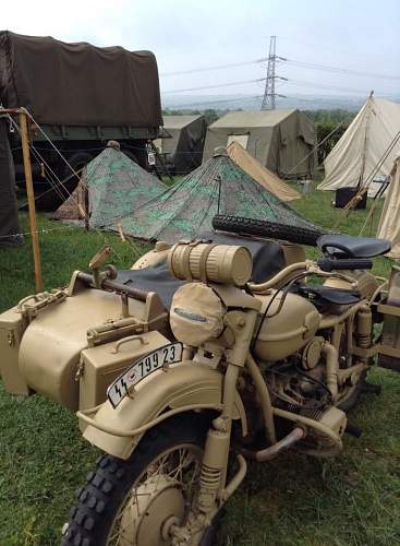 Wartime Motor Cycles I have photographed around Europe