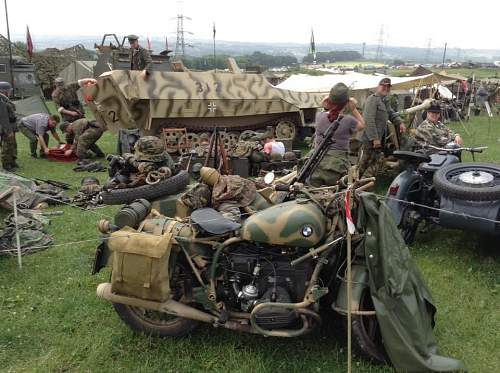 Wartime Motor Cycles I have photographed around Europe