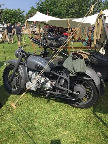 Wartime Motor Cycles I have photographed around Europe