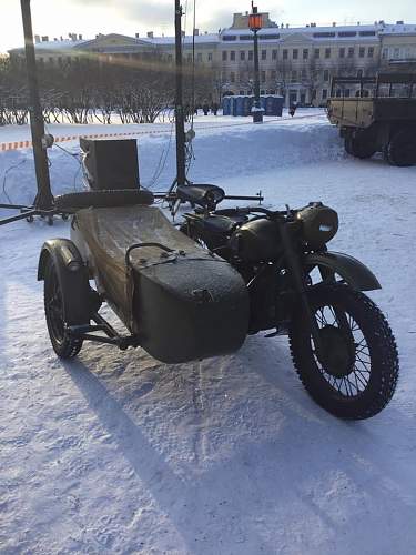 Wartime Motor Cycles I have photographed around Europe