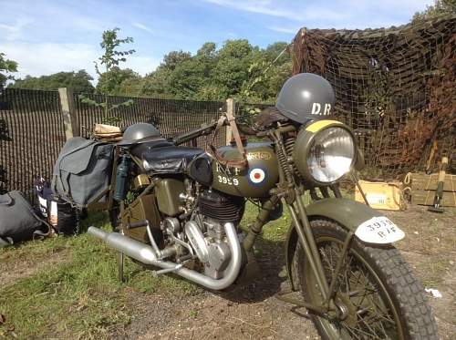 Wartime Motor Cycles I have photographed around Europe