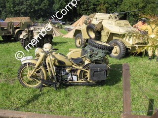 Wartime Motor Cycles I have photographed around Europe