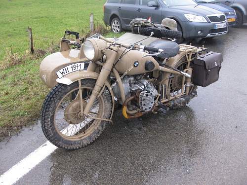 Wartime Motor Cycles I have photographed around Europe