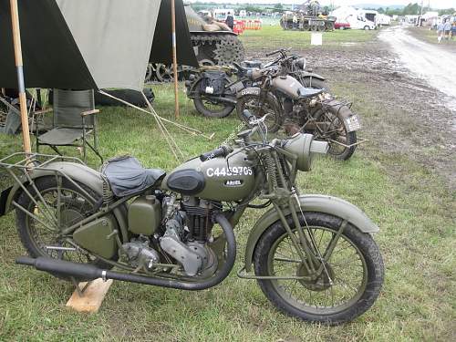 Wartime Motor Cycles I have photographed around Europe