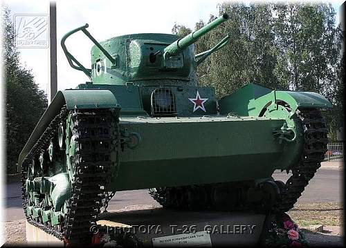 T-26 light Soviet tank