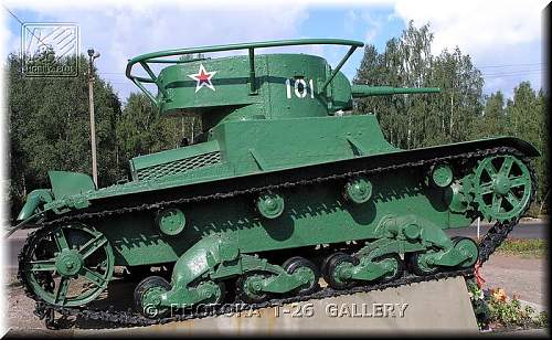 T-26 light Soviet tank