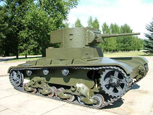 T-26 light Soviet tank