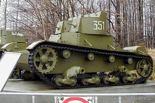 T-26 light Soviet tank