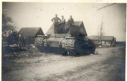 Soviet Russian KV 1 tanks