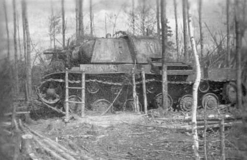 Soviet Russian KV 1 tanks