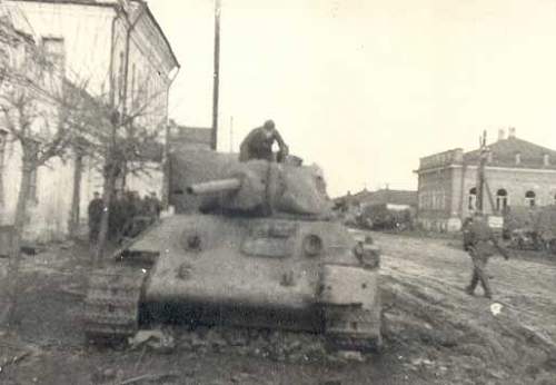 T 34, action, abandoned and destroyed tanks