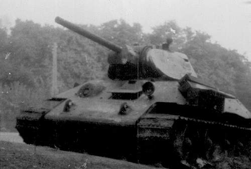 T 34, action, abandoned and destroyed tanks