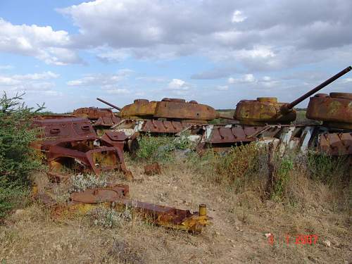 t34 graveyard in deep africa