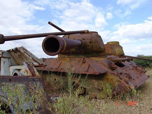 t34 graveyard in deep africa