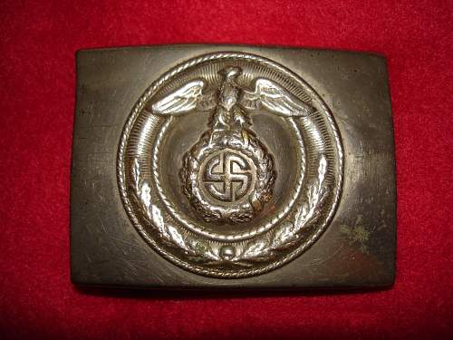 SA Buckles (Nickel) Sun Wheel Swastika