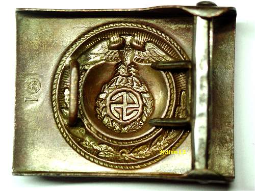 SA Buckle with Sun Wheel Swastika