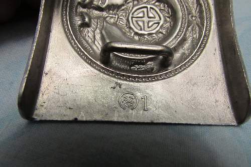 SA Buckles (Nickel) Sun Wheel Swastika