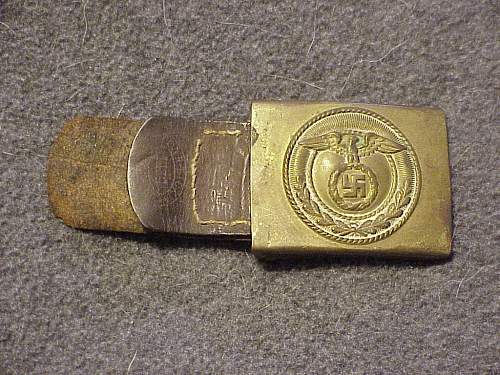 An Interesting SA Buckle w/Upright Swastika &amp; Dated Tab