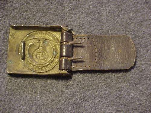 An Interesting SA Buckle w/Upright Swastika &amp; Dated Tab