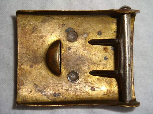 SA Buckles (Brass) Sun Wheel Swastika