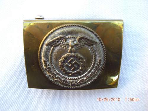 SA brass buckle - is it a fake?