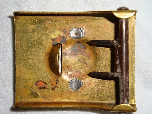 SA Buckles (Brass) Sun Wheel Swastika