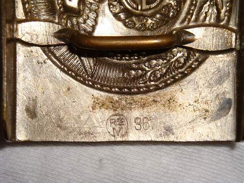 SA Buckles (Nickel) Sun Wheel Swastika