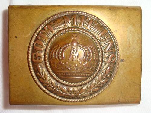 Interesting O&amp;C ges. gesch. Marked Buckle