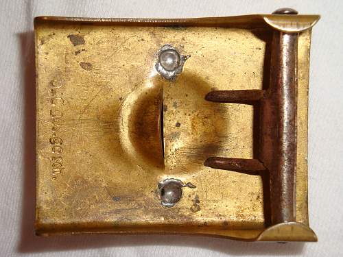 Interesting O&amp;C ges. gesch. Marked Buckle