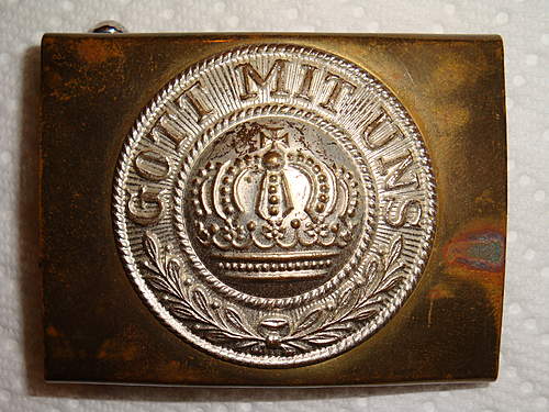 Interesting O&amp;C ges. gesch. Marked Buckle