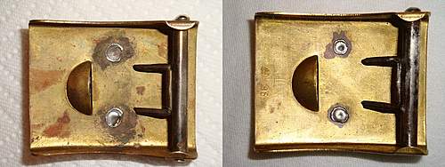Interesting O&amp;C ges. gesch. Marked Buckle