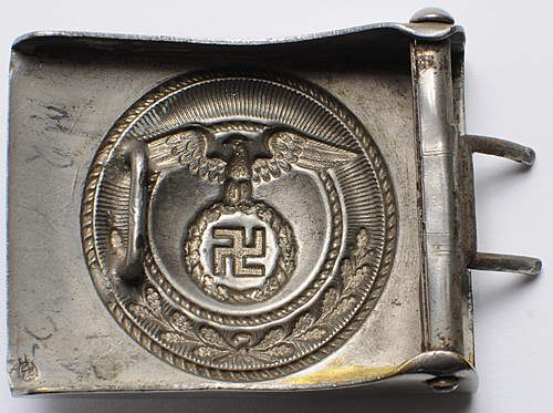 SA Buckles (Brass and Nickel) Upright Swastika