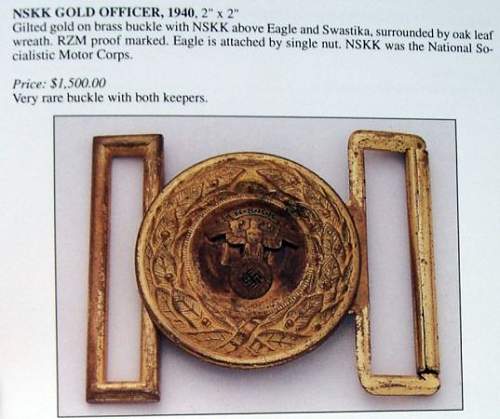 NSKK officers belt Buckle Real or fake?