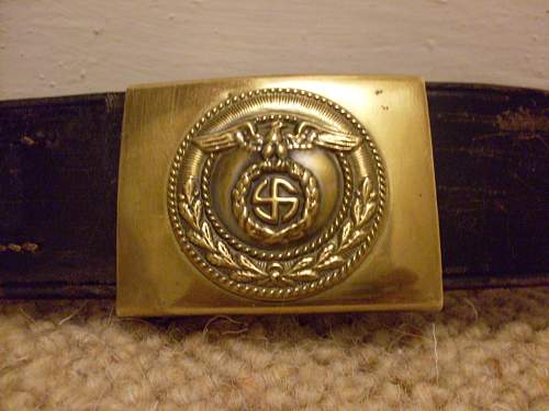 SA Buckles (Brass) Sun Wheel Swastika