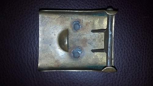 SA Buckles (Brass) Sun Wheel Swastika