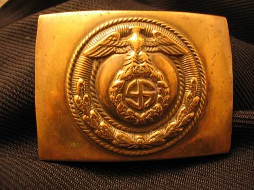 SA Buckles (Brass) Sun Wheel Swastika