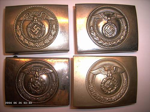 SA Buckles (Nickel) Mobile Swastika