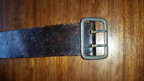 Sa belt and cross strap