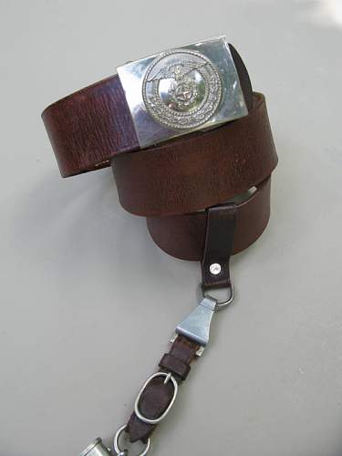 1936/37 Brown RZM Belt - Near Mint