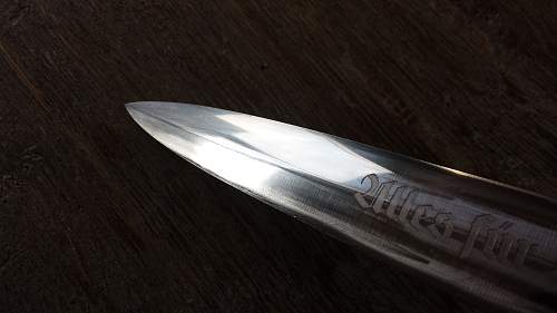 Early SA dagger by Carl Linder