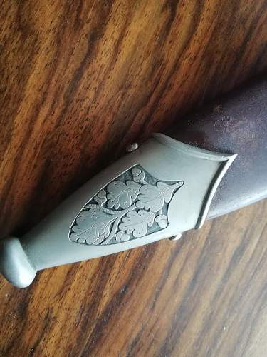 Help Engraved German Dagger - SA