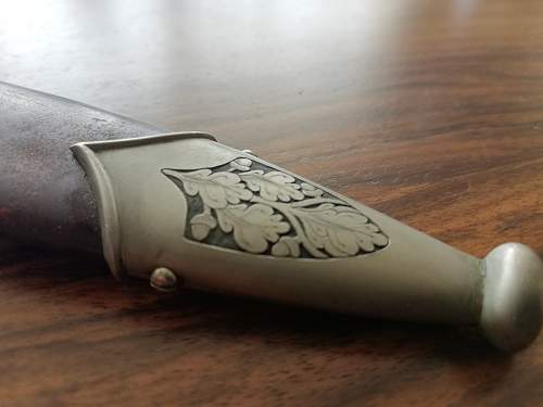 Help Engraved German Dagger - SA