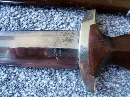 German SA Dagger by J.Schlimbach would you consider it original?