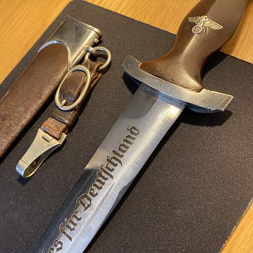F. Herder A.S. (Cross Keys) SA dagger with hanger. Gruppe mark Nrh.