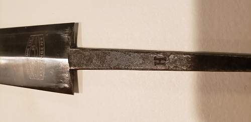 Need an opinion on an early SA dagger Hammesfahr &amp; Cie