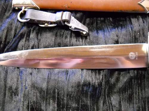 Third Reich SA Dagger.....2 Leather Straps...Rare ,I've Heard!